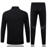 25-26 Ajax Black Kids Jacket Tracksuit #E25145(童装)