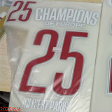 24-25 PSG Home Champions Of Europe 25 ICI  C'EST Paris Player Version Soccer Jersey 带星