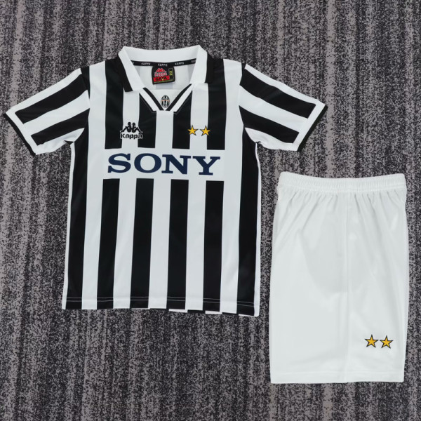 1995-1997 JUV Home Kids Retro Soccer Jersey