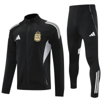 25-26 Argentina Black Jacket Tracksuit #三星