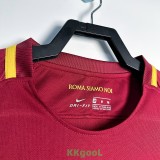 2017-2018 Roma Home Long Sleeve Retro Soccer Jersey (长袖)