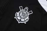 25-26 Corinthians Black Half Pull Tracksuit (半拉链)