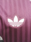 25-26 Bayern Brown Red Casual Edition Player Version Training shirts