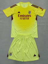 25-26 Benfica Yellow Goalkeeper Kids Soccer Jersey