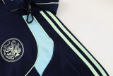 25-26 Ajax Royal blue Hoodie Tracksuit (卫衣套装)