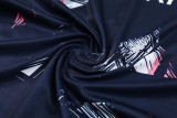 24-25 PSG Jordan Dark blue Tank top and shorts suit