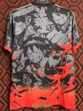 24-25 Japan Black Red Special Edition Fans Soccer Jersey (红袖边)