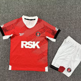 25-26 Charlton Athletic Home Kids Soccer Jersey