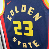 24-25 WARRIORS GREEN #23 Royal blue City Edition Top Quality Hot Pressing NBA Jersey