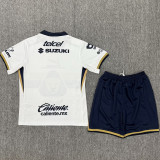 25-26 Pumas UNAM Home Kids Soccer Jersey