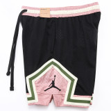 A2501 Jordan Black Pink Casual Short Pants #黑粉色
