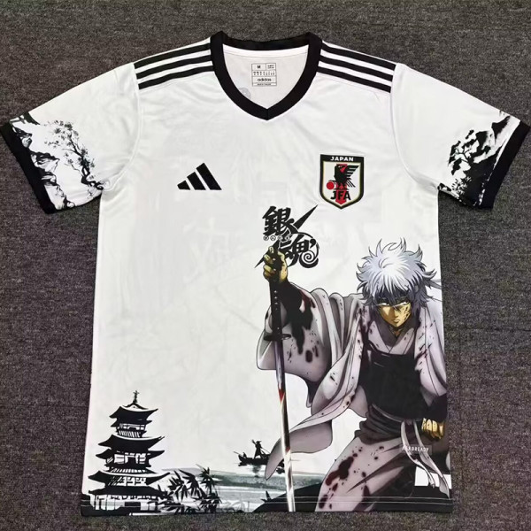 25-26 Japan White Special Edition Fans Soccer Jersey (银魂)