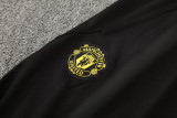 25-26 Man Utd Black Half Pull Tracksuit (半拉链)