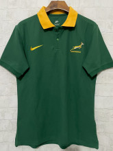 2025 South Africa Green Polo Rugby Jersey (有领)