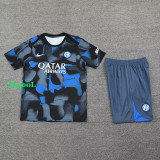 24-25 INT Gray blue Training Short Suit