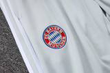 25-26 Bayern Light gray Kids Half Pull Tracksuit #E2582(童装)(半拉链)