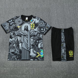 25-26 Brazil Grey Training Short Suit