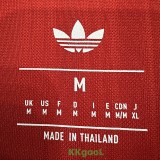 2025 AD Casual Red Fans Training shirts (三叶草)