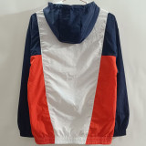 25-26 PSG Jordan White orange Windbreaker