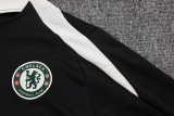 25-26 CHE Black Half Pull Tracksuit (半拉链)