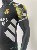 25-26 RMA Black Special Edition Player Version Training Shirts 黄袖边
