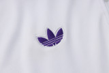 25-26 RMA White Kids Half Pull Tracksuit #E2517(童装)(半拉链)