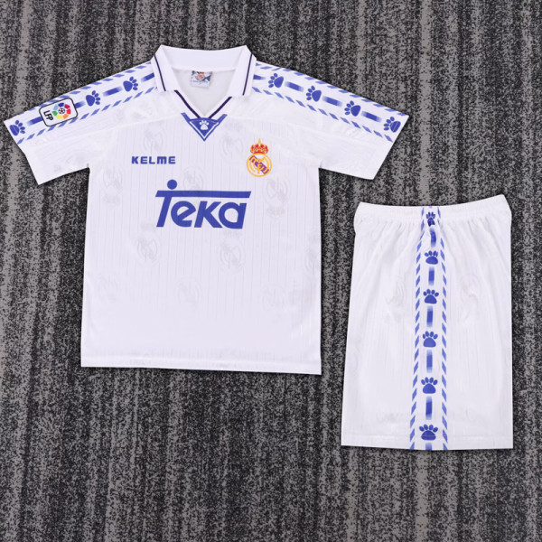 1996-1997 RMA Home Kids Retro Soccer Jersey