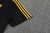 25-26 Man Utd Black Training Short Suit #条纹