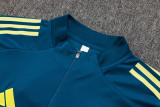 25-26 JUV Royal blue Kids Half Pull Tracksuit #E2543(童装)(半拉链)