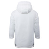 24-25 Germany White Hooded Windbreaker Fabric Cotton Coat #G202