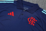 25-26 Flamengo Royal Blue Polo Short Sleeve