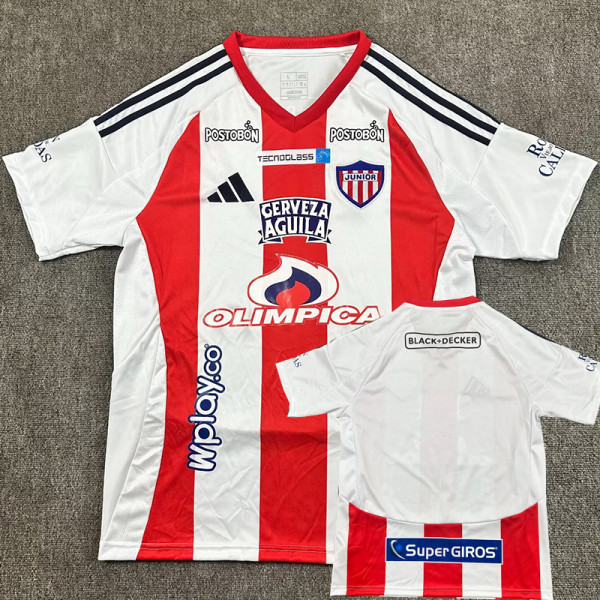 25-26 Junior FC Home Fans Soccer Jersey (全广告)
