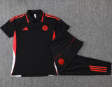 25-26 Bayern Black Polo Tracksuit #C2515