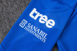 25-26 Al-Hilal Blue Half Pull Tracksuit #B25100(半拉链)
