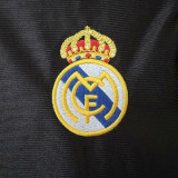 2000-2001 RMA Away Black Retro Soccer Jersey