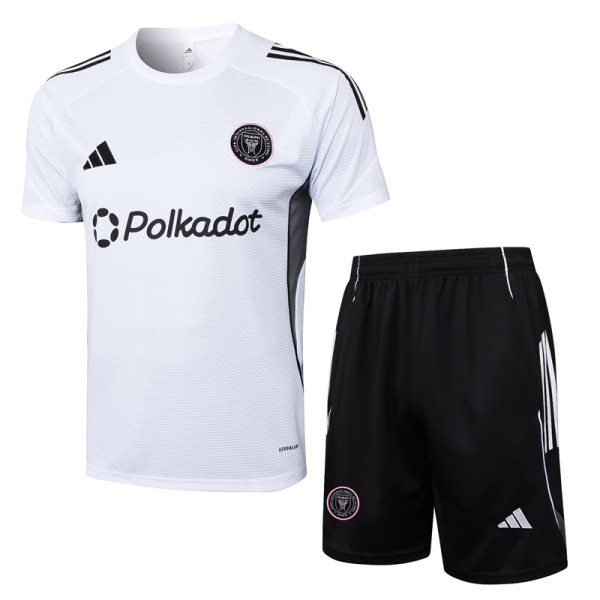 25-26 Inter Miami White Training Short Suit #D2545