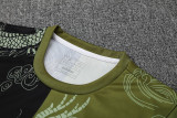 25-26 RMA Black brown Tank top and shorts suit
