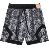 C2448 Jordan Black Casual Short Pants #蛇纹迷彩