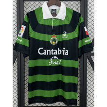 1999-2000 Racing de Santander  Away Retro Soccer Jersey (带章)