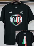 25-26 Napoli Black 4 Times Champion T-Shirt (黑色)