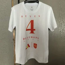 24-25 Spain White High Quality Casual T-Shirt