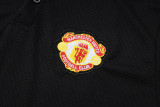 25-26  Man Utd Black Polo Tracksuit #C2518