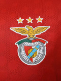 25-26 Benfica Home Player Version Soccer Jersey (黑白圆领)