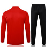 25-26 Flamengo Red Half Pull Tracksuit #B2510(半拉链)