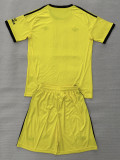 25-26 ARS Yellow GoalKeeper Kids Soccer Jersey