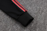 25-26 Man Utd Black Red Kids Jacket Tracksuit #E25105(童装)