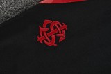25-26 Internacional Black Kids Half Pull Tracksuit (童装)(半拉链)