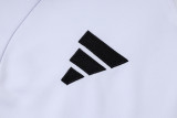 25-26 Ajax White Half Pull Tracksuit (半拉链)