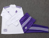 25-26 RMA White Kids Half Pull Tracksuit #E2517(童装)(半拉链)