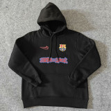 25-26 BAR Black Hoody 黑色(加绒)彩标